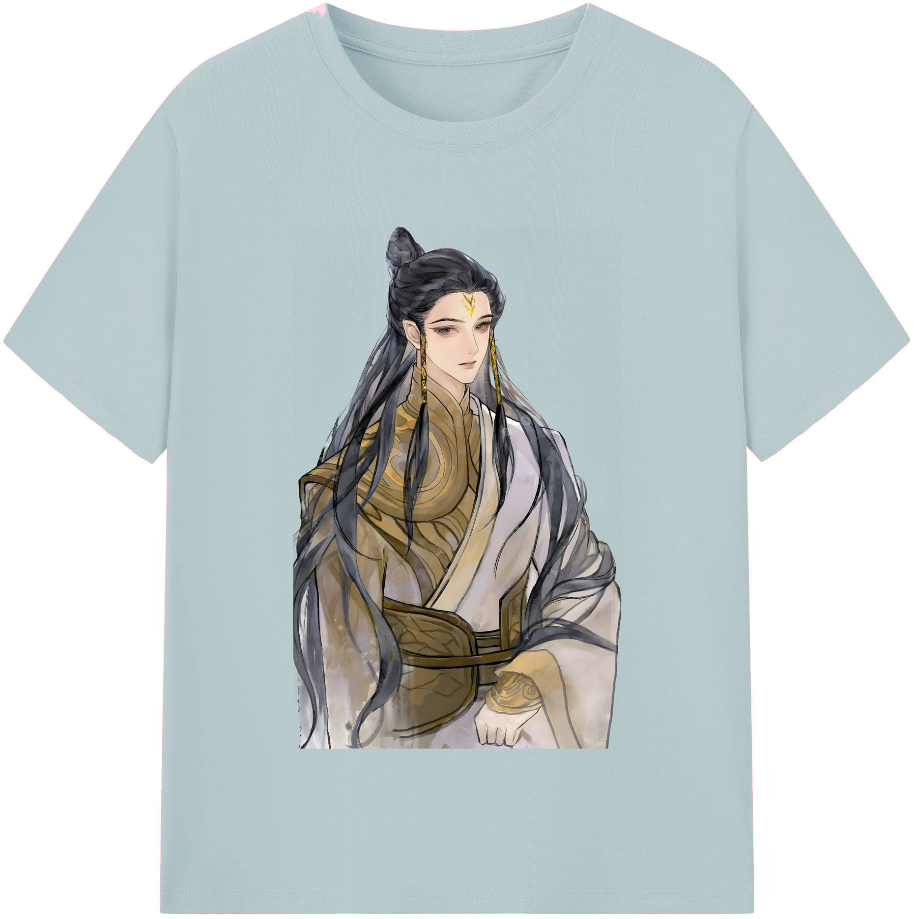 （画像用） Ne Zha 2 ナタ 魔童の大暴れ 綿100％半袖Tシャツ（フロントプリント）